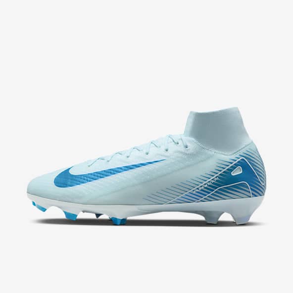 Blue Mercurial Soccer Shoes. Nike